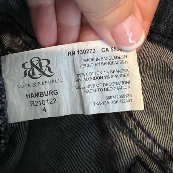 Rock & Republic Womens Star Jeans Size 4 - Picture 4 of 4